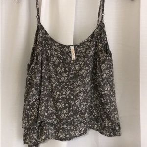 Floral summer crop top!